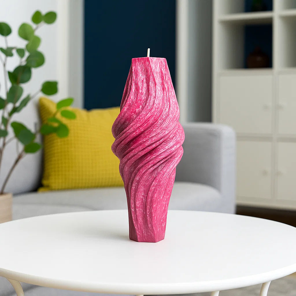 Vortex Candle, Merlot Glow, Lavender (Large)