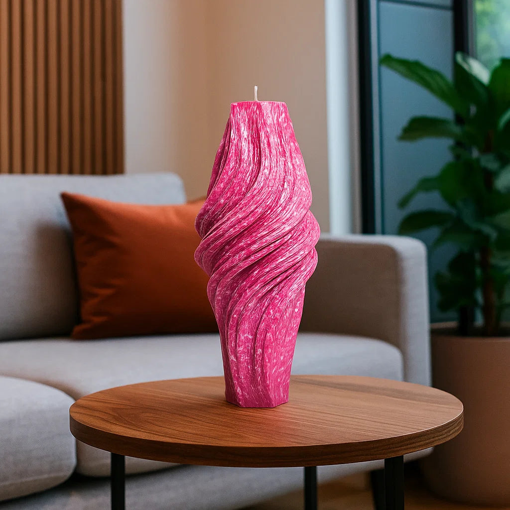 Vortex Candle, Merlot Glow, Lavender (Small)