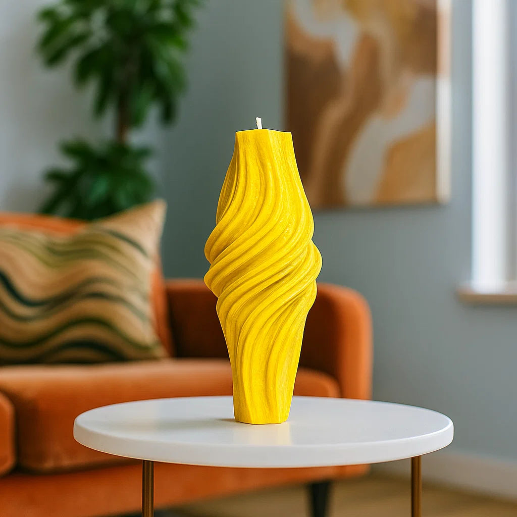 Vortex Candle, Yellow Cherry, Brandy Cherry (Large)