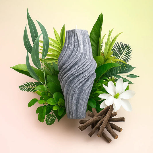 Vortex Candle, Wet Stone, Eucalyptus (Large)