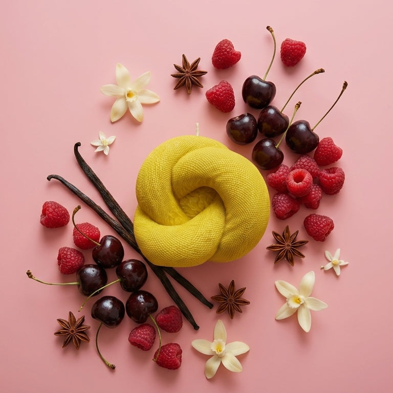 Knot Sculptural Candle • Yellow Cherry & Brandy