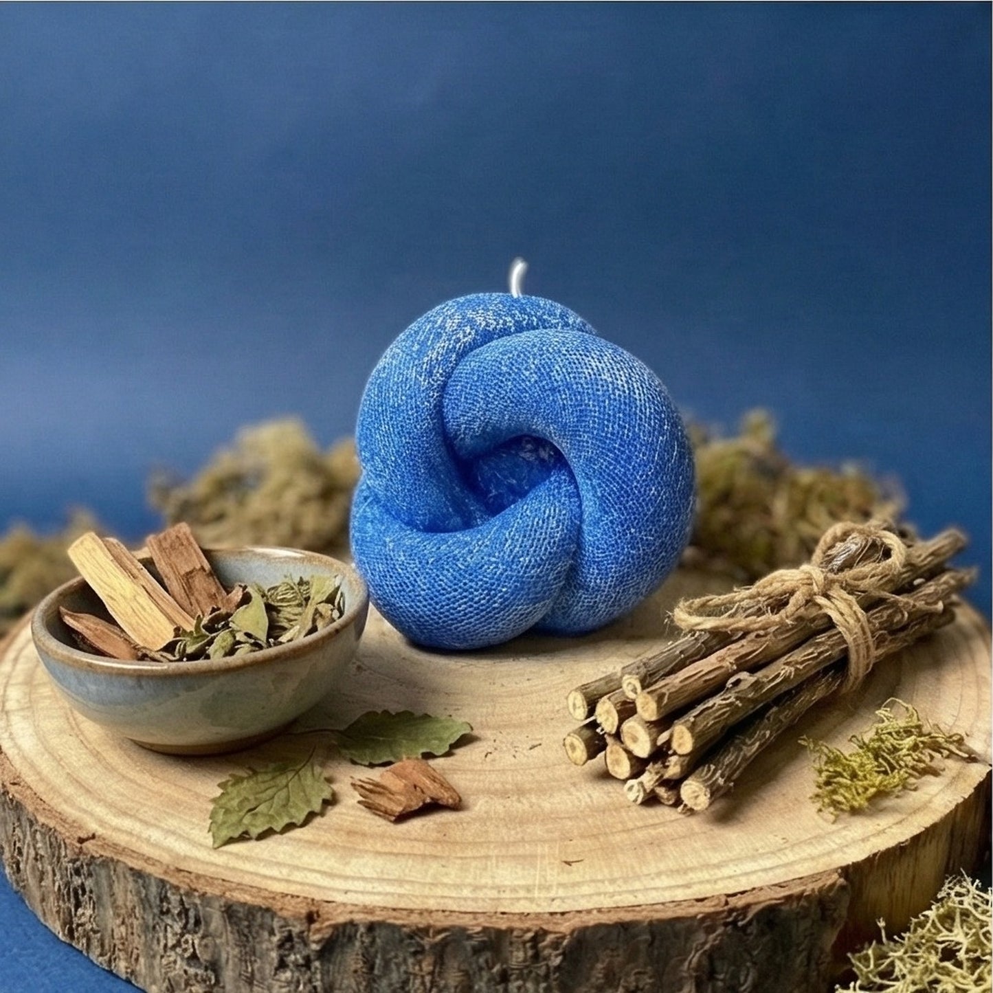 Knot Candle, Deep Ocean, Patchouli