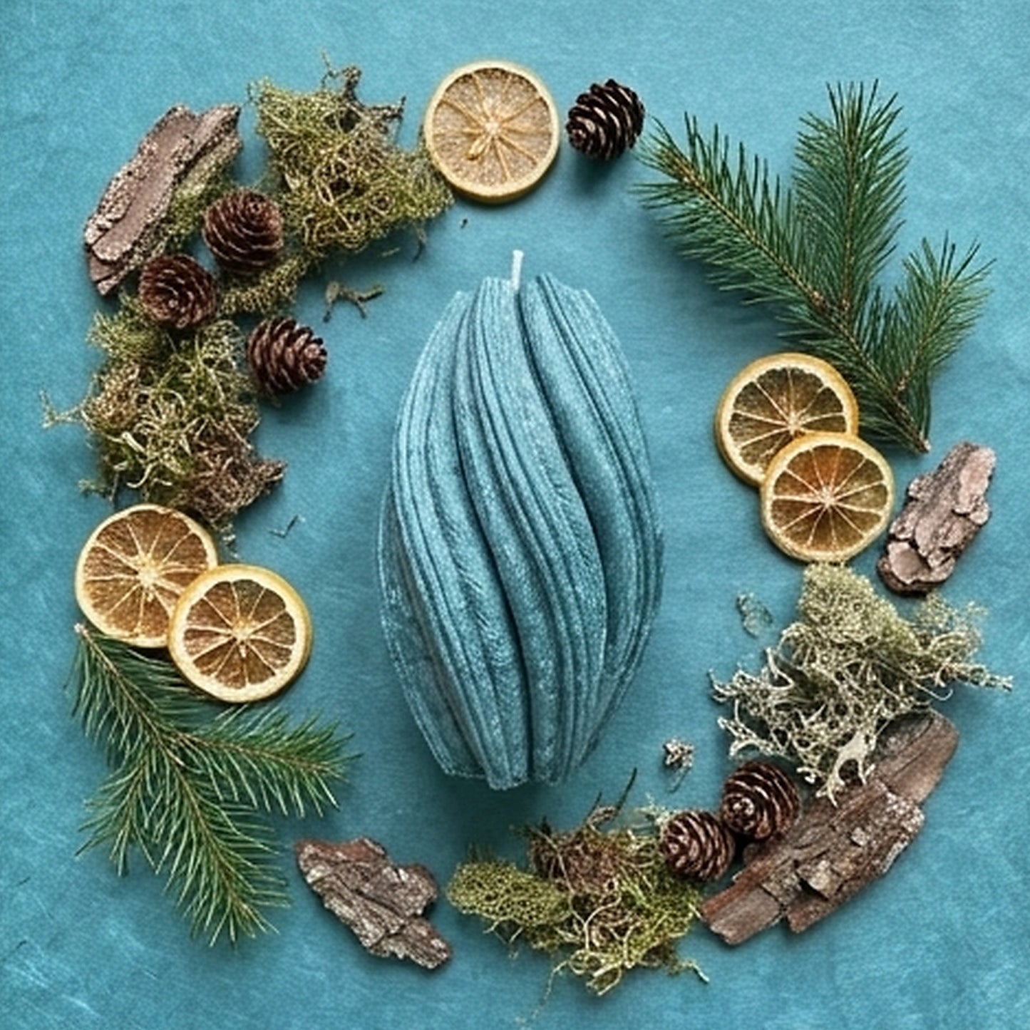 Fusion Candle, Emerald Forest, Leaves (Large)