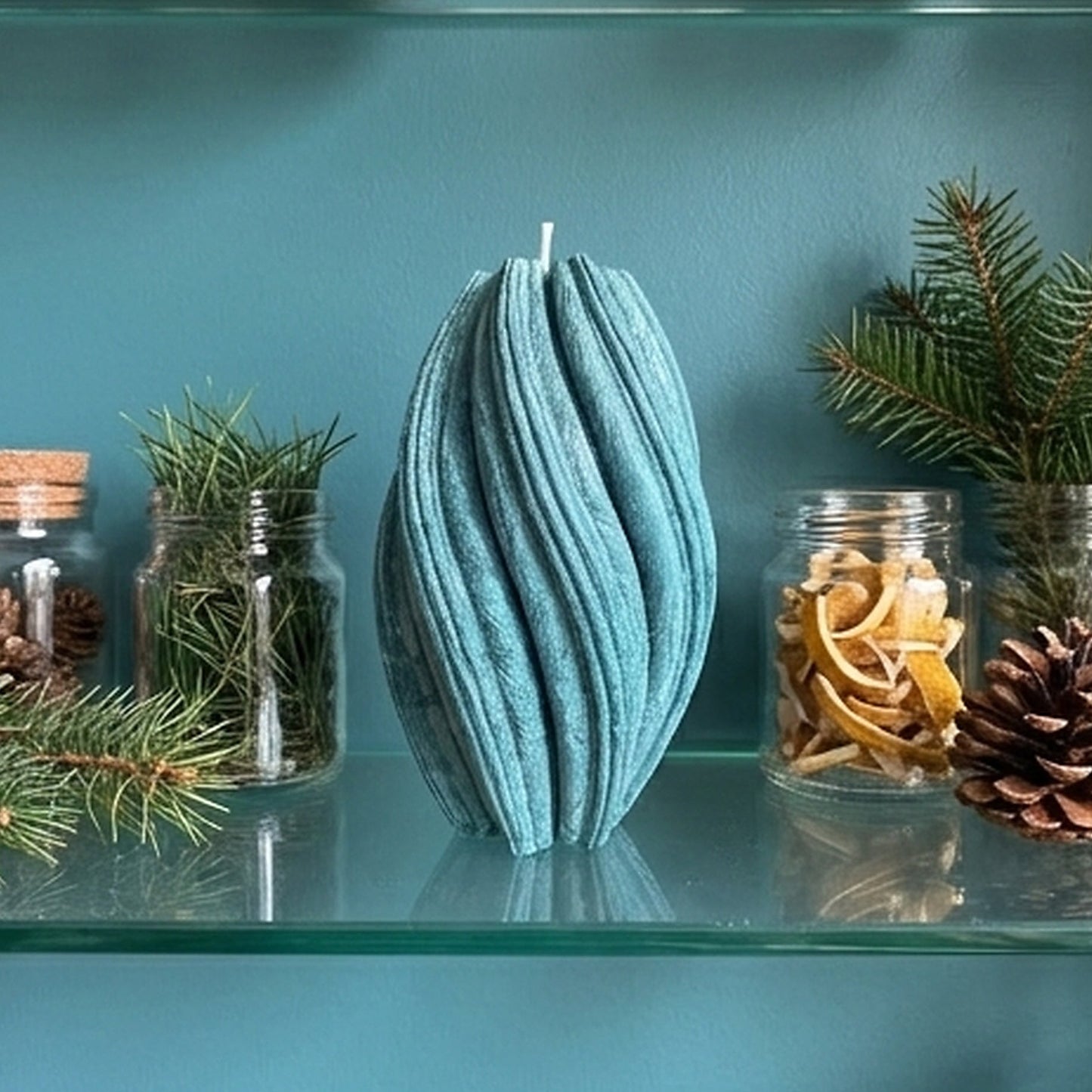 Fusion Candle, Emerald Forest, Leaves (Large)