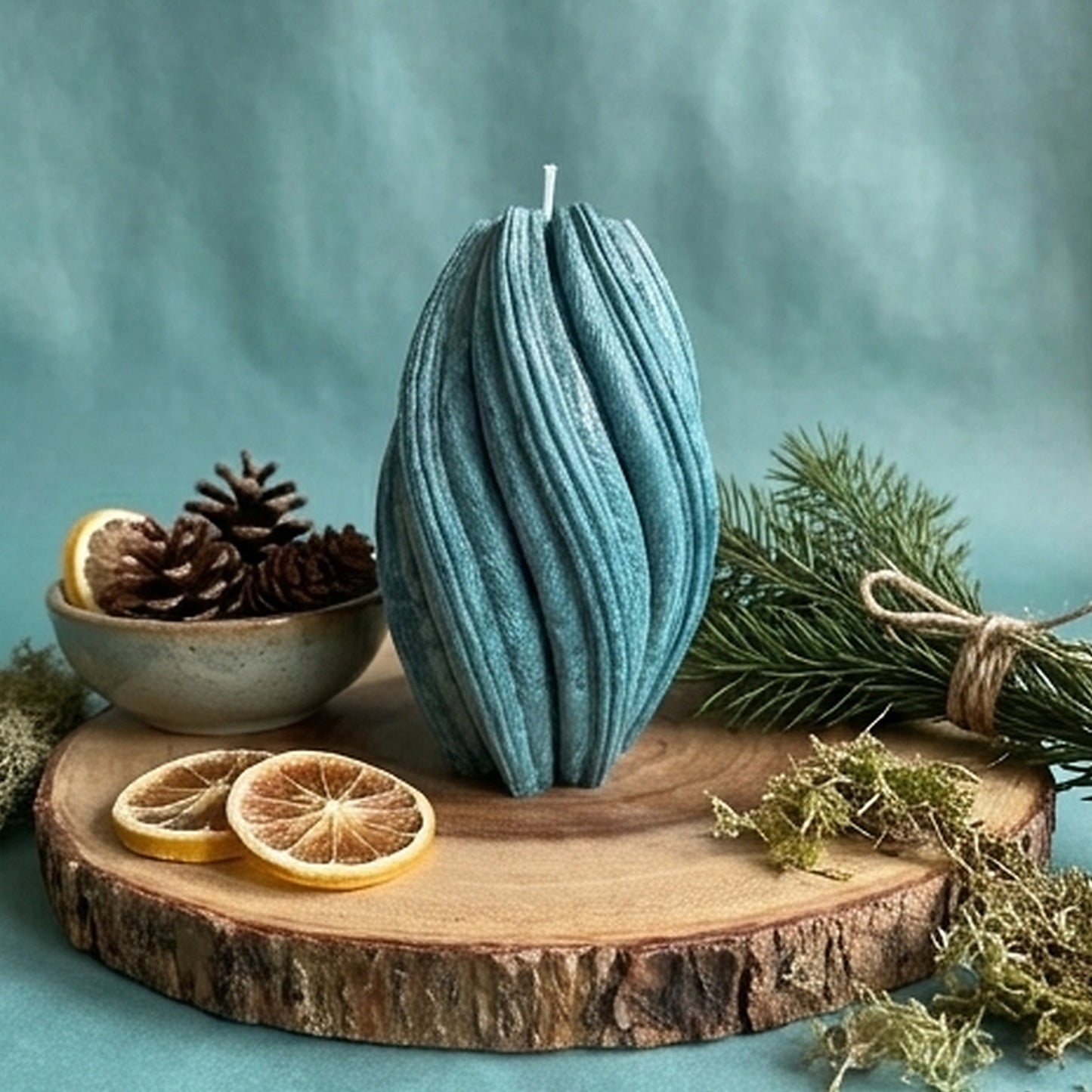 Fusion Candle, Emerald Forest, Leaves (Large)