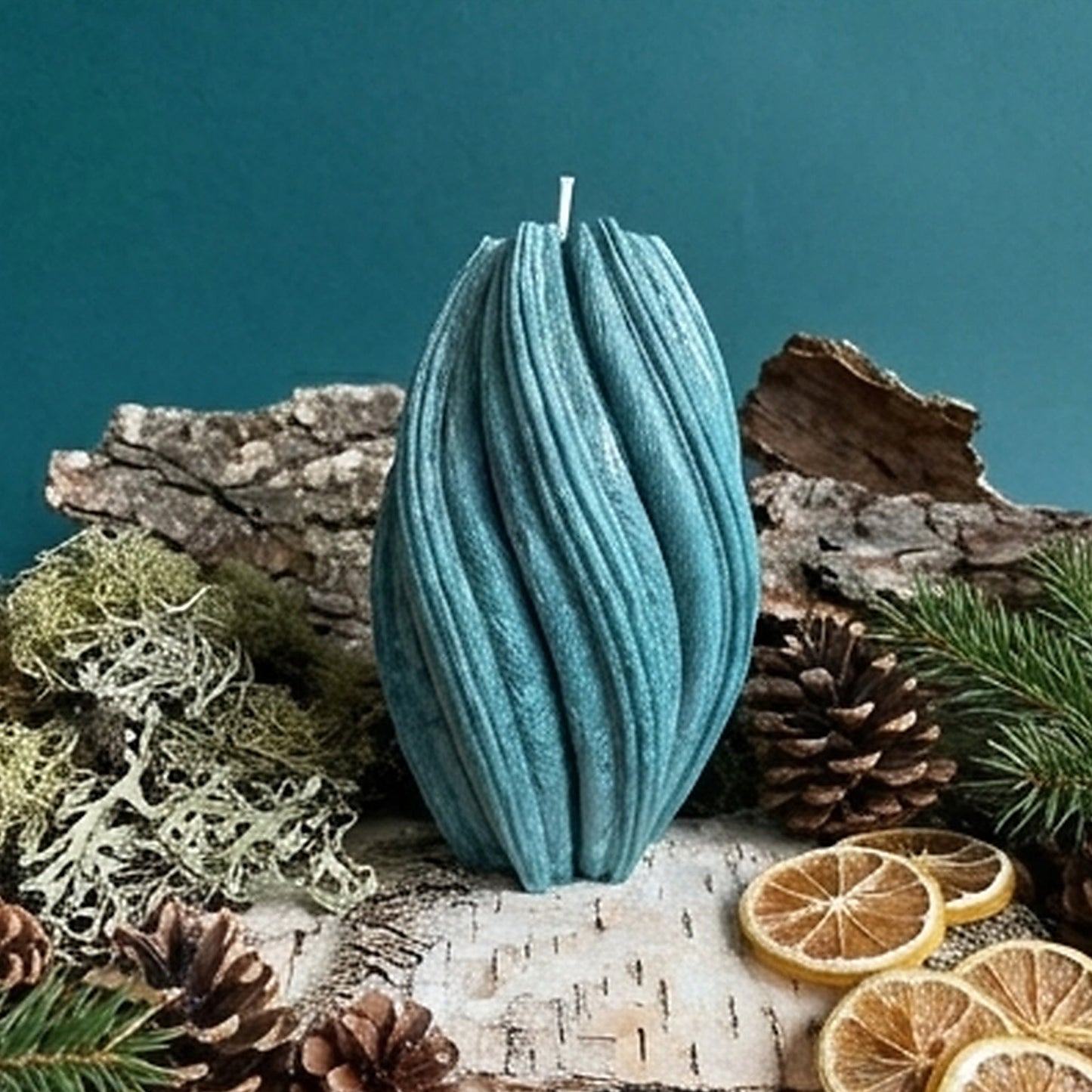 Fusion Candle, Emerald Forest, Leaves (Large)