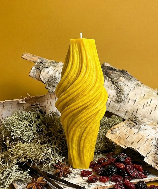 Vortex Candle, Yellow Cherry, Brandy Cherry (Small)