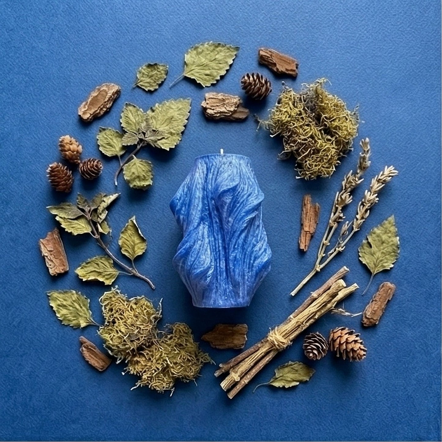 Veil Candle, Deep Ocean, Patchouli (Large)