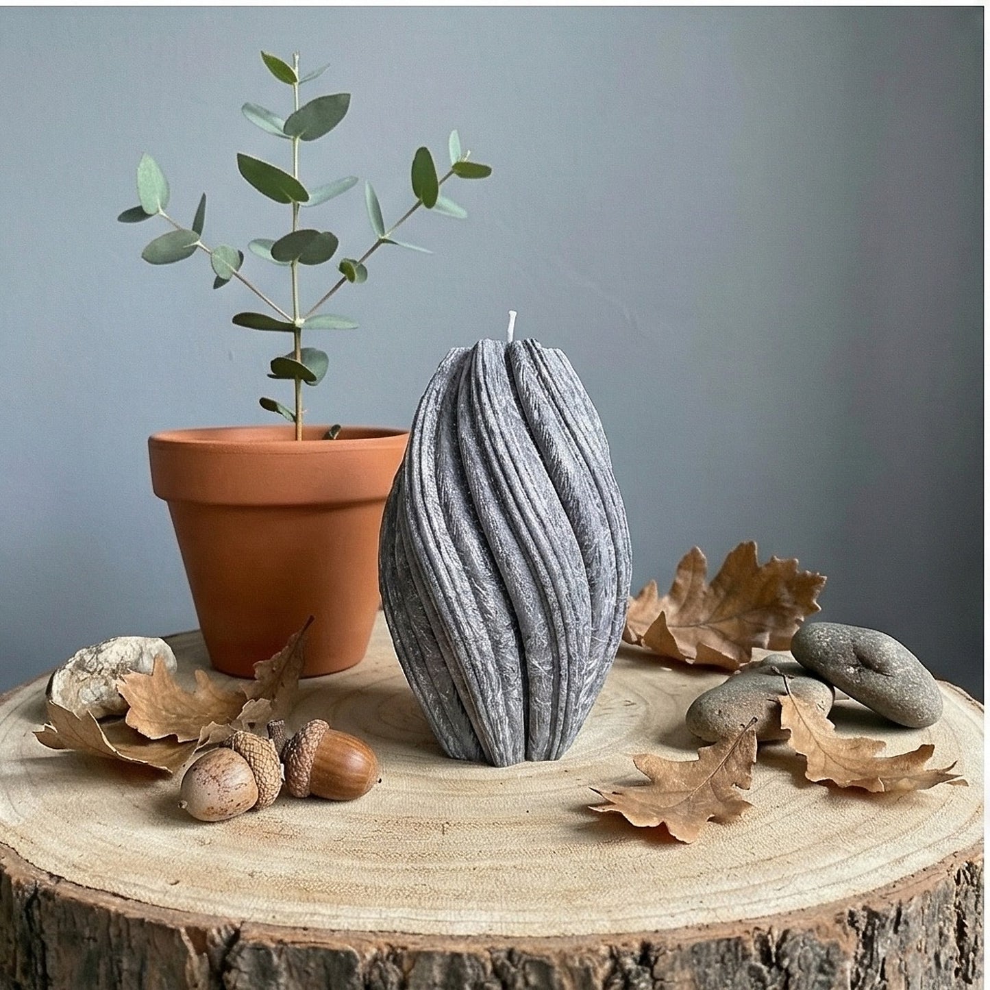 Fusion Candle, Wet Stone, Eucalyptus (Large)