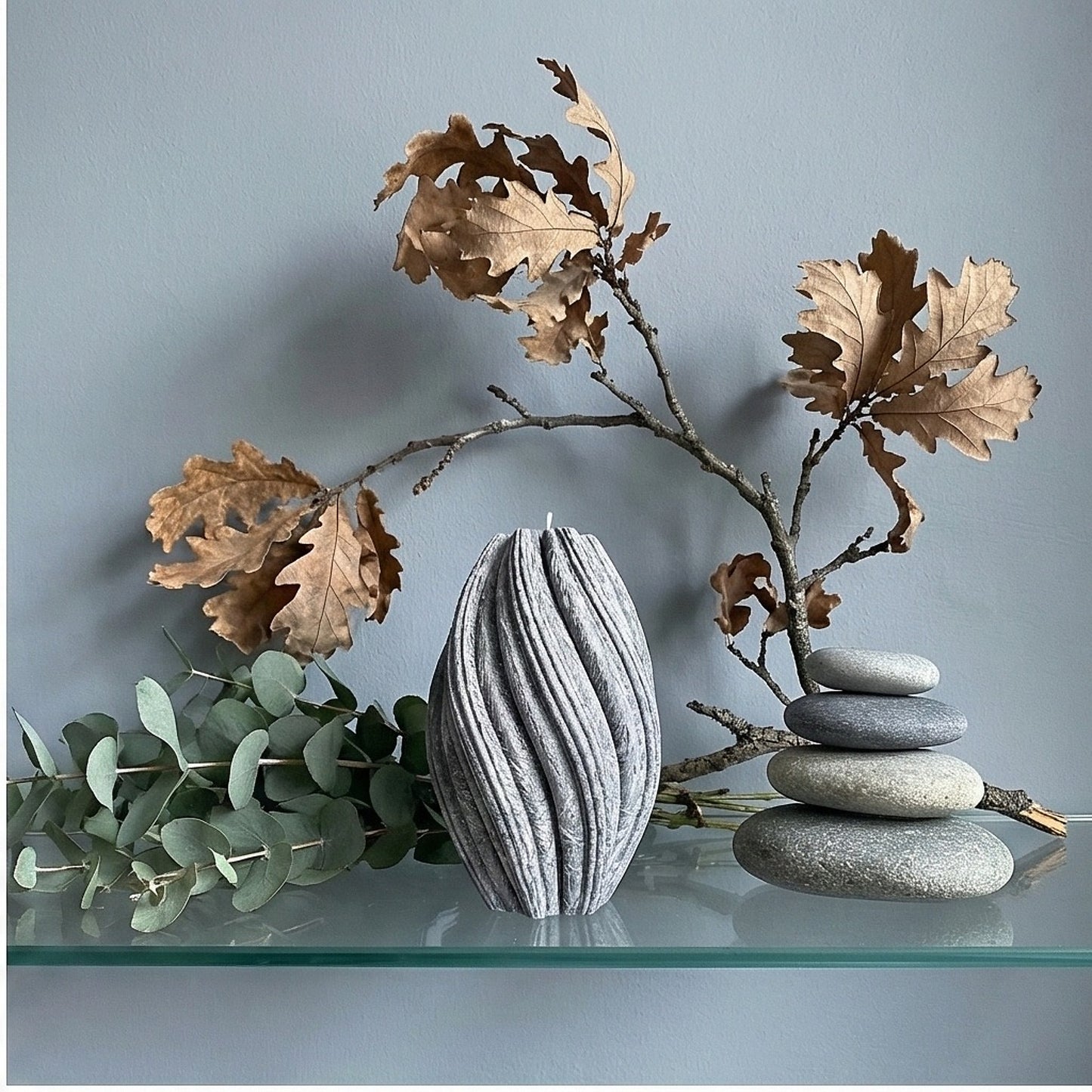 Fusion Candle, Wet Stone, Eucalyptus (Large)