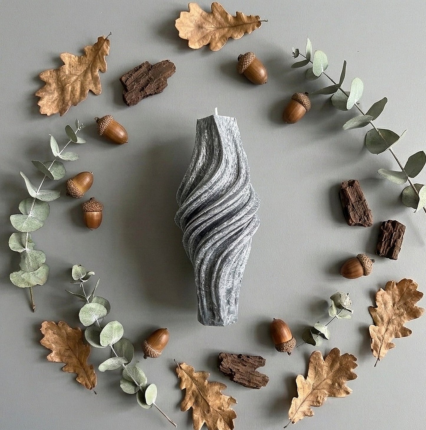 Vortex Candle, Wet Stone, Eucalyptus (Large)