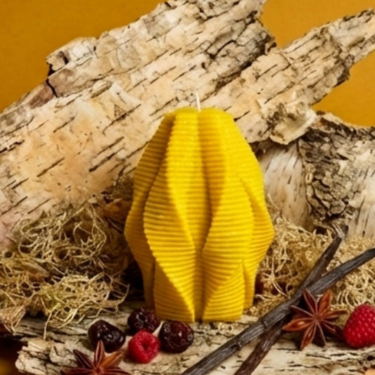 Blossom Candle, Yellow Cherry, Brandy Cherry